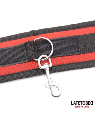 Restricciones para la Cama con Antifaz Esposas Ajustables y Desmontables