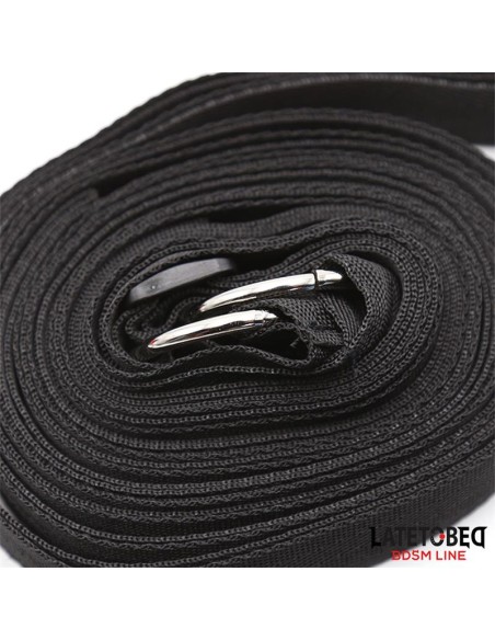 Restricciones para la Cama con Antifaz Esposas Ajustables y Desmontables