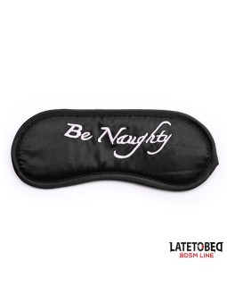 Set de 3 Piezas Antifaz Esposas y Plumas Negro 2