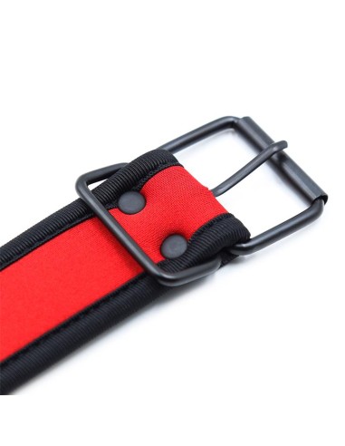 Collar de Neopreno Ajustable Rojo