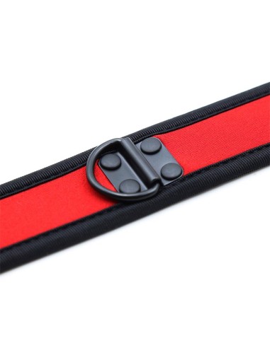 Collar de Neopreno Ajustable Rojo