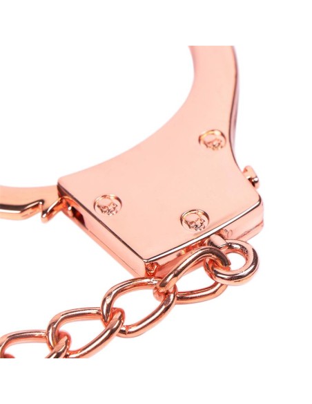 Esposas Oro Rosa con Llaves de Calavera