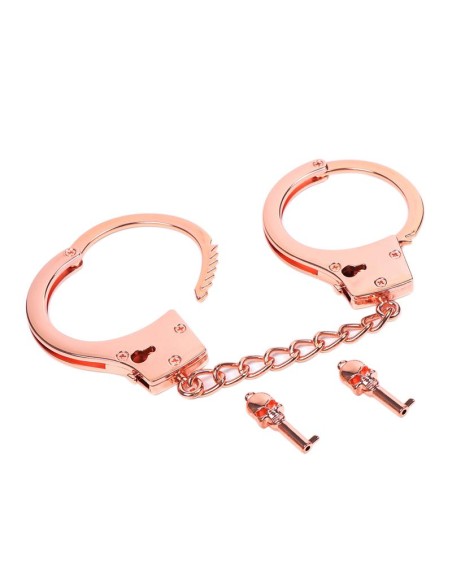 Esposas Oro Rosa con Llaves de Calavera