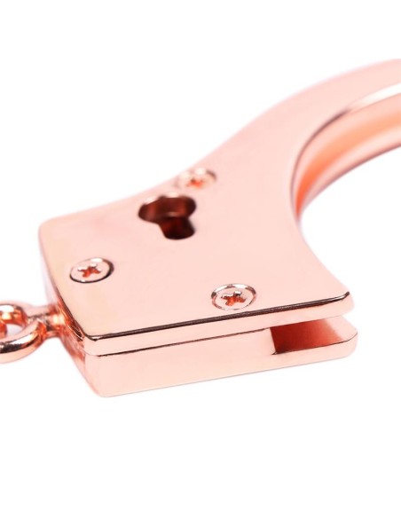Esposas Oro Rosa con Llaves de Calavera