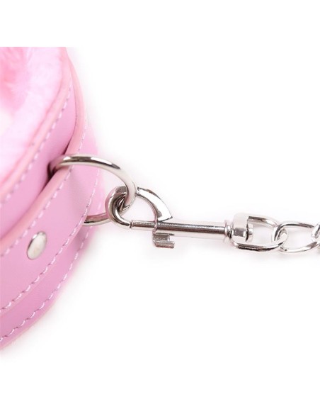 Collar con Correa Rosa Pastel