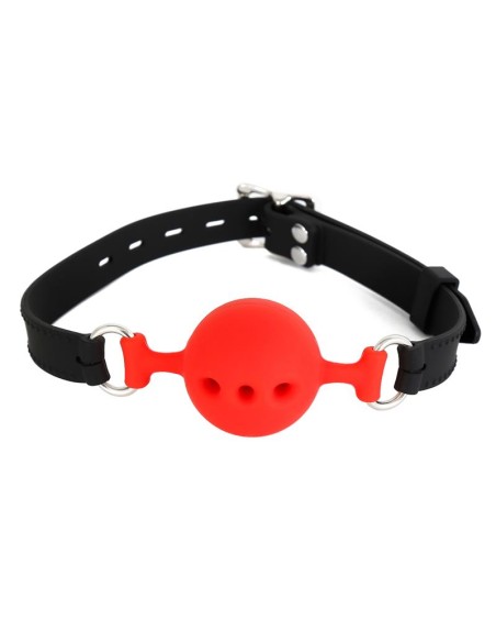Mordaza Bola Silicona Transpirable M 45 cm