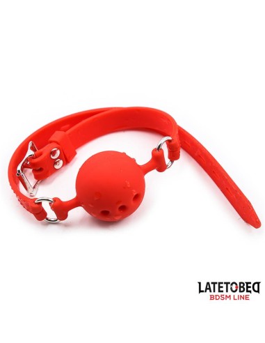 Mordaza Bola Silicona Transpirale S 4 cm