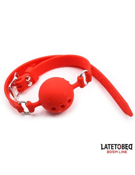 Mordaza Bola Silicona Transpirale S 4 cm