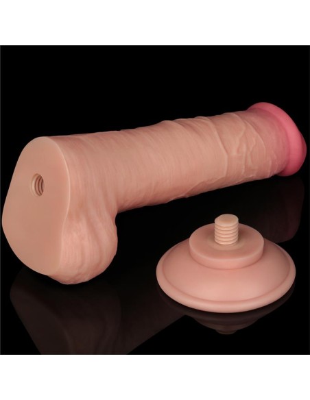 Dildo Dual Layer Piel Deslizante 8