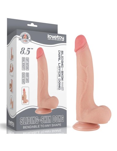 Dildo Dual Density Piel Deslizante 85