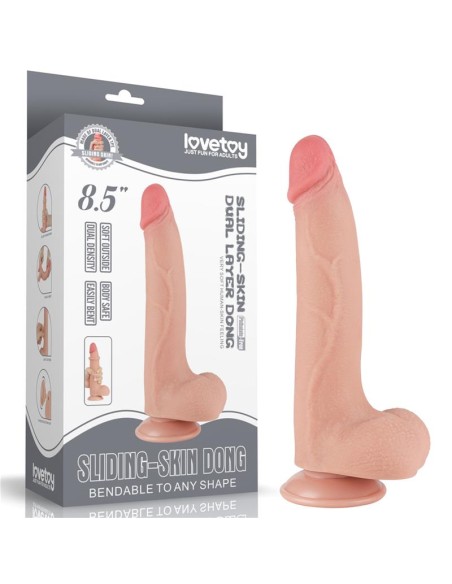 Dildo Dual Density Piel Deslizante 85