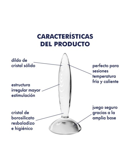 Plug Anal Sparkling Crystal Hot and Cold Transparente