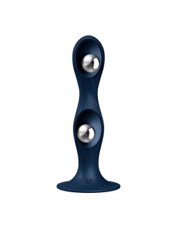 Dildo con Bola Interna Double Ball R Azul 2