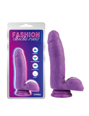 Dildo Dual Density Purpura 67