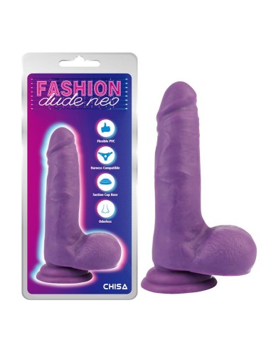 Dildo Dual Density Purpura 7