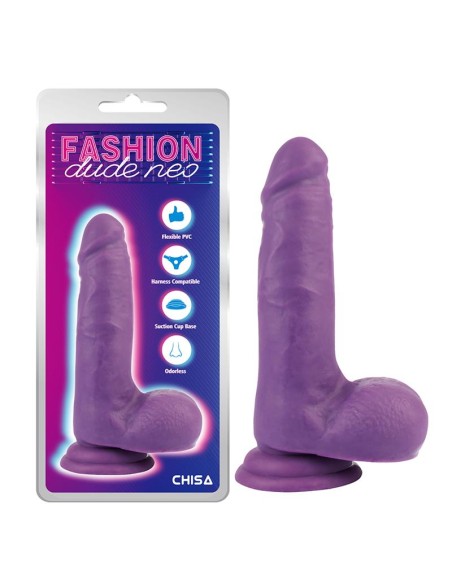 Dildo Dual Density Purpura 7