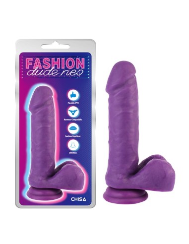 Dildo Dual Density Purpura 76