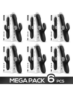 Pack de 6 Squidy Vibrador con Funcion de Movimiento Up and Down y Bolas Rotadoras
