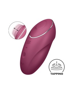 Tap and Climax 1 Vibrador y Tapping Rojo