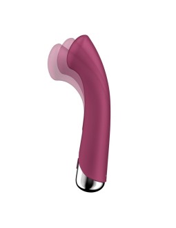 Spinning G Spot 1 Vibrador y Rotador Rojo 2