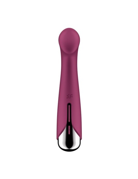 Spinning G Spot 1 Vibrador y Rotador Rojo