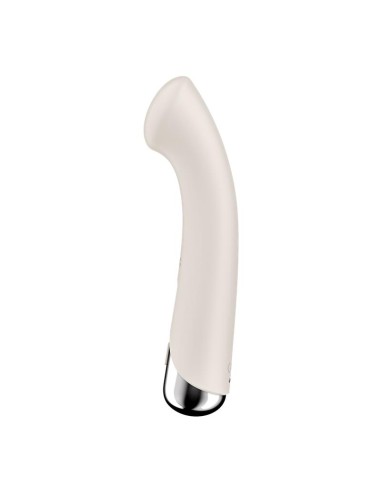 Spinning G Spot 1 Vibrador y Rotador Beige