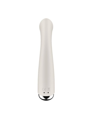 Spinning G Spot 1 Vibrador y Rotador Beige
