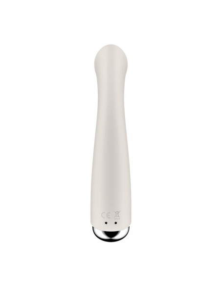 Spinning G Spot 1 Vibrador y Rotador Beige