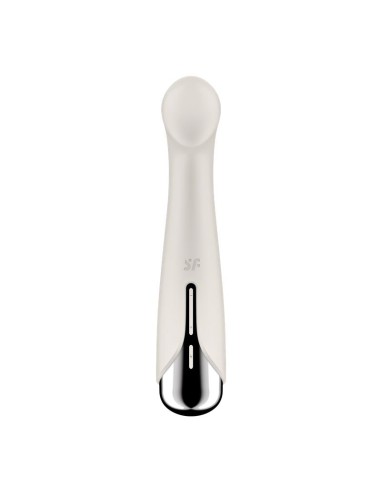 Spinning G Spot 1 Vibrador y Rotador Beige