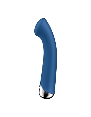 Spinning G Spot 1 Vibrador y Rotador Azul