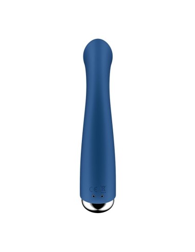 Spinning G Spot 1 Vibrador y Rotador Azul