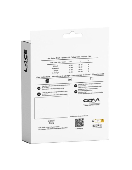 L4CE03 Tanga con Encaje