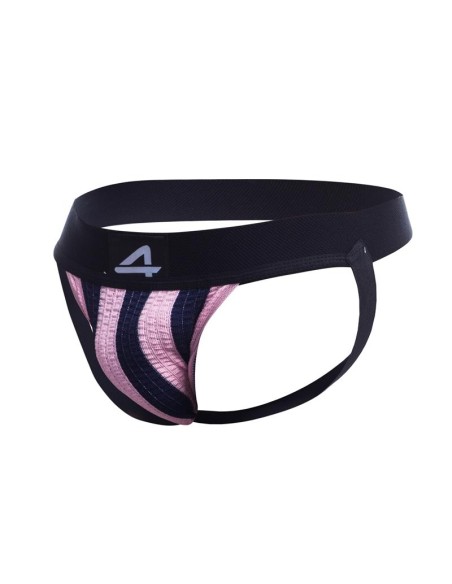 Stripe Pink Suspensorio Rosa y Negro