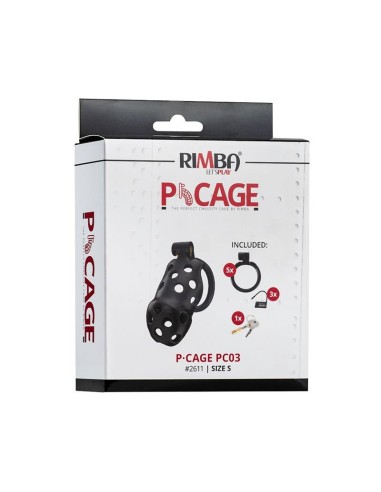 P Cage PC03 Jaula para el Pene 3 Tallas