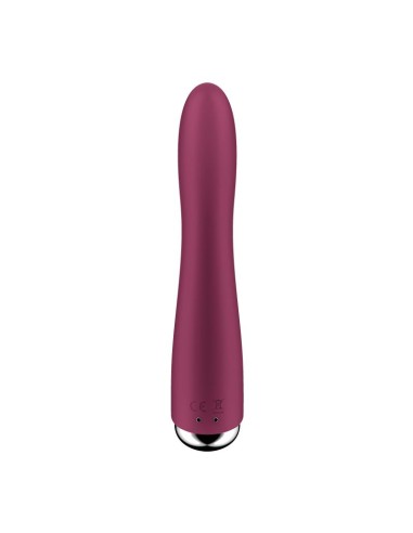 Spinning Vibe 1 Vibrador y Rotador Rojo