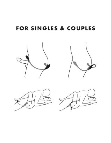 Plug Play 1 Vibrador Anal Flexible Azul