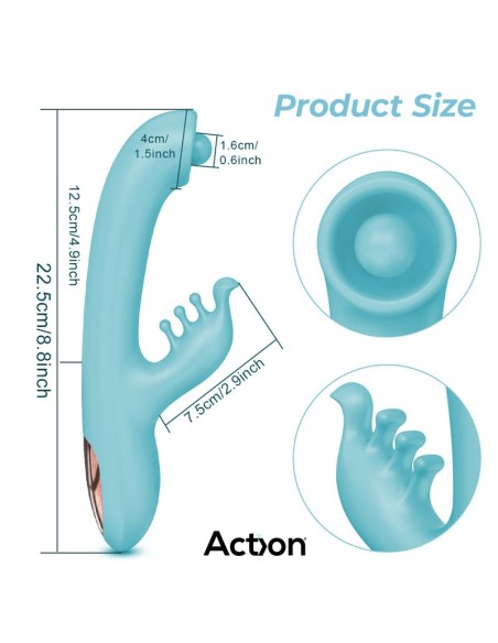 Murly Soft Massaging Ball 360º con Vibracion Doble 3 Motores