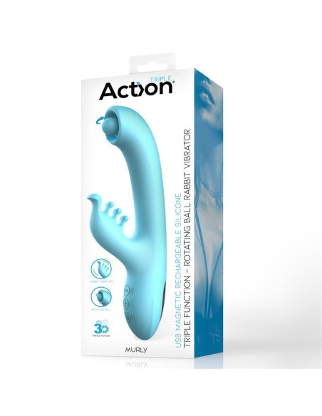 Murly Soft Massaging Ball 360º con Vibracion Doble 3 Motores