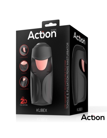 Kubex Masturbador con Lengua Pulsacion y Vibracion