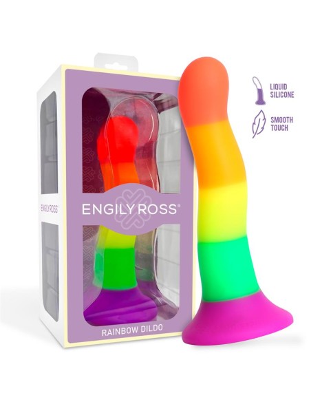 Dildo Color Arcoiris 18 cm