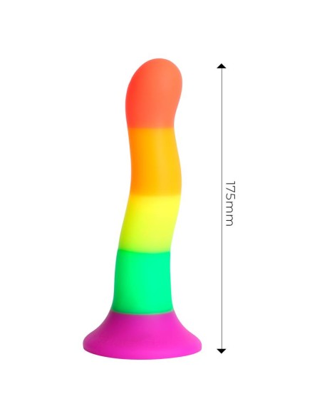 Dildo Color Arcoiris 18 cm
