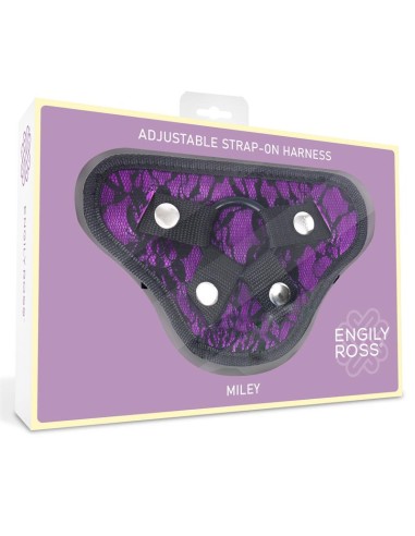 Miley Arnes Universal Ajustable 3 Anillo de Silicona Purpura