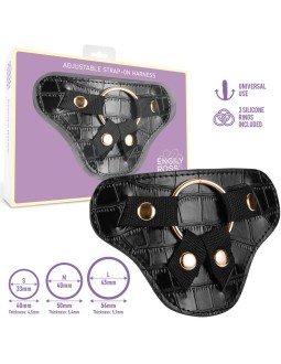 Roxane Arnes Universal Ajustable 3 Anillo de Silicona Negro