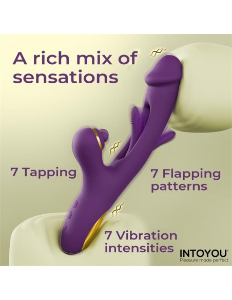 Siter Vibrador con Lengua Movimiento Flipping y Bola Golpeteo