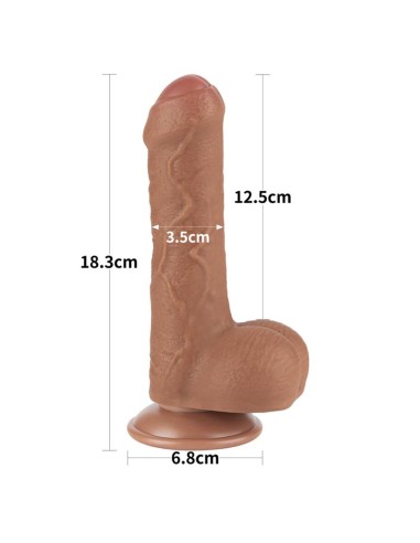 Dildo Sliding Sking 7 Marron