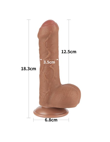 Dildo Sliding Sking 7 Marron