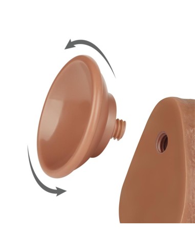 Dildo Sliding Skin 85 Marron