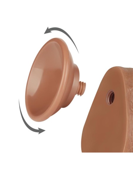 Dildo Sliding Skin 85 Marron