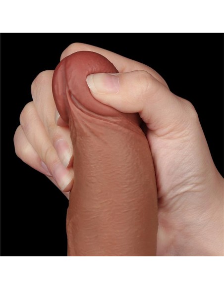 Dildo Sliding Skin 85 Marron