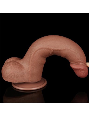 Dildo Sliding Skin 85 Marron